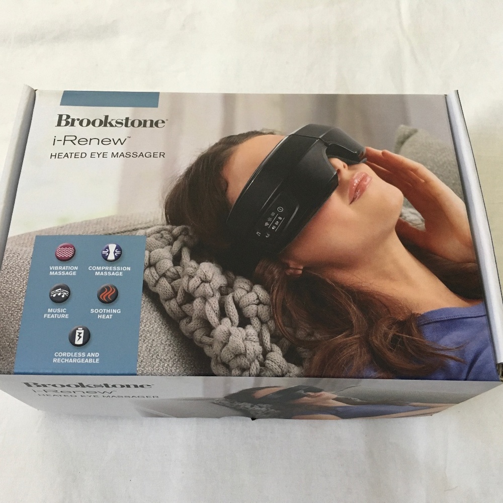BROOKSTONE Heated Eye Massage